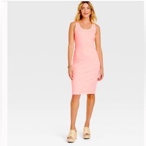 Universal Thread Coral Tank Midi Dress